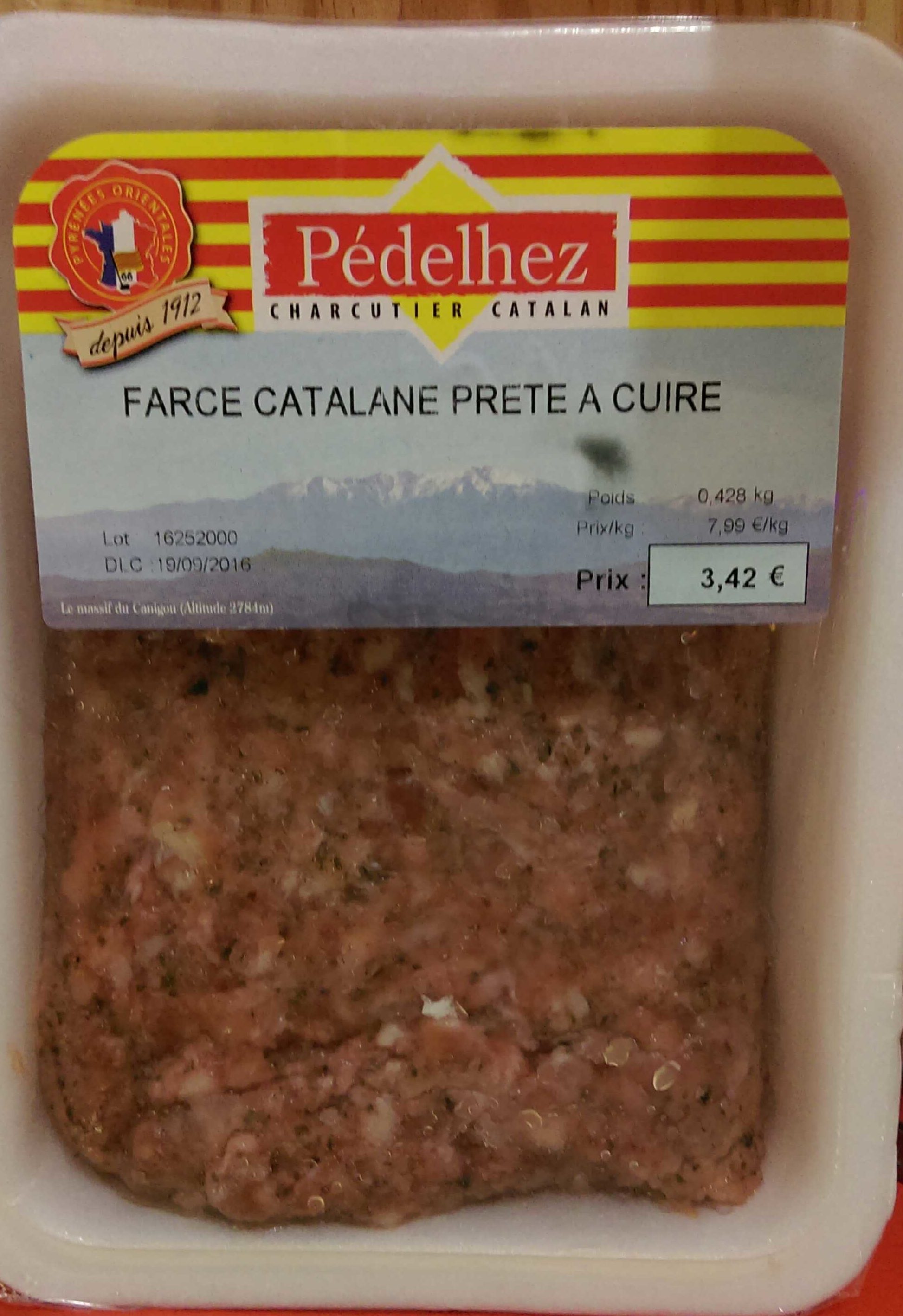 Farce catalane prête à cuire - Product - fr