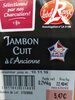 Jambon cuit à l'ancienne Label rouge - Product