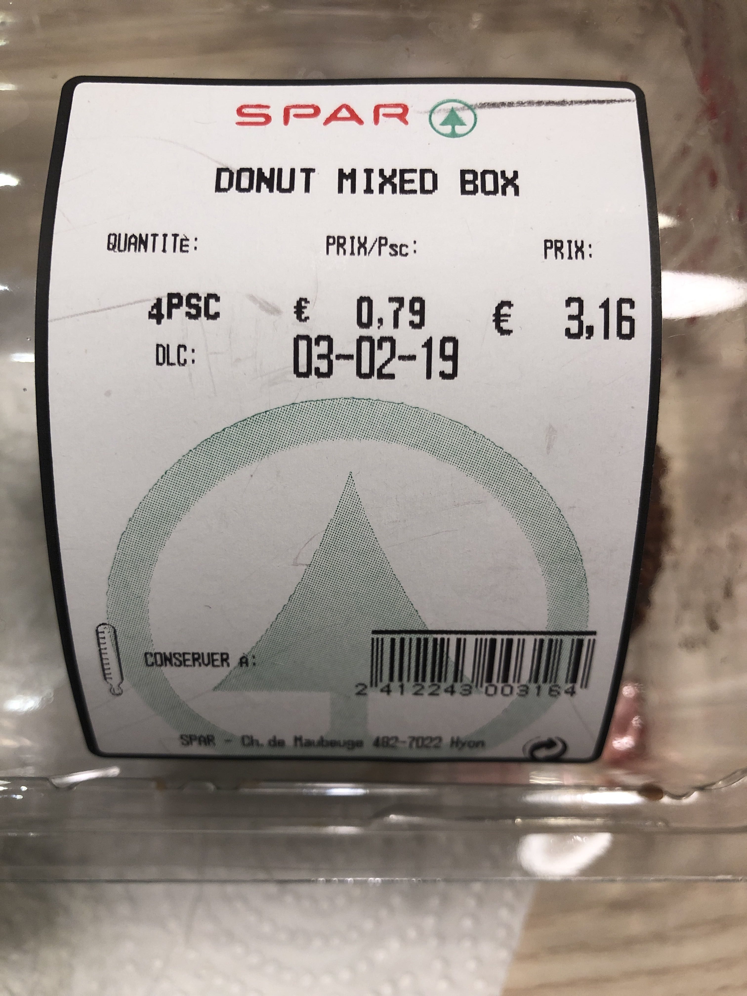 Donut mixes box - Produit