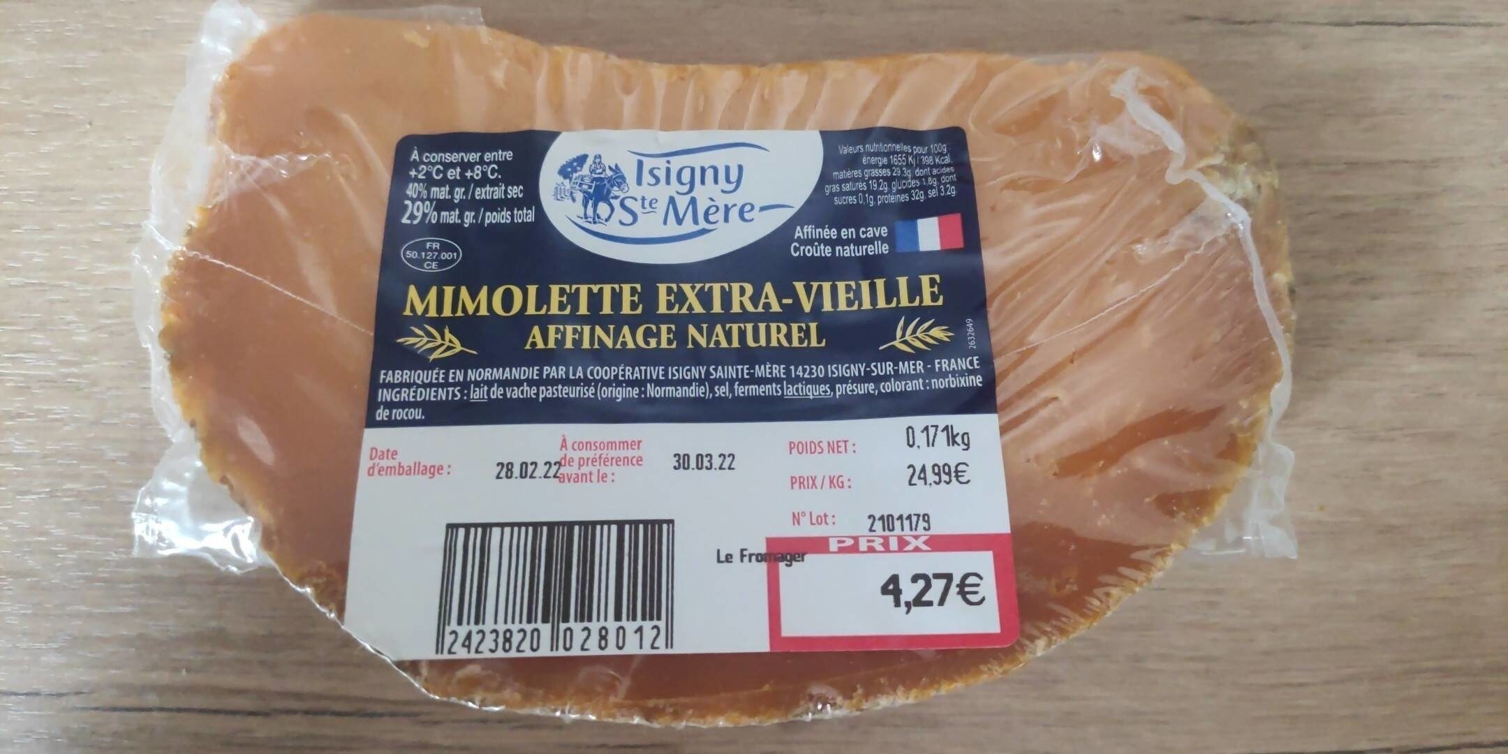 Mimolette extra-vieille - Produit