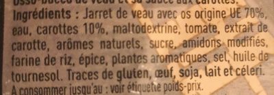 Osso-Bucco de veau - Ingredients - fr