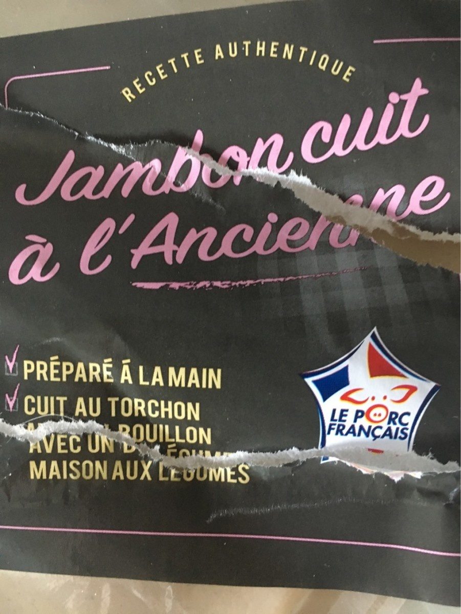 Jambon cuit à l'Ancienne - Product - fr