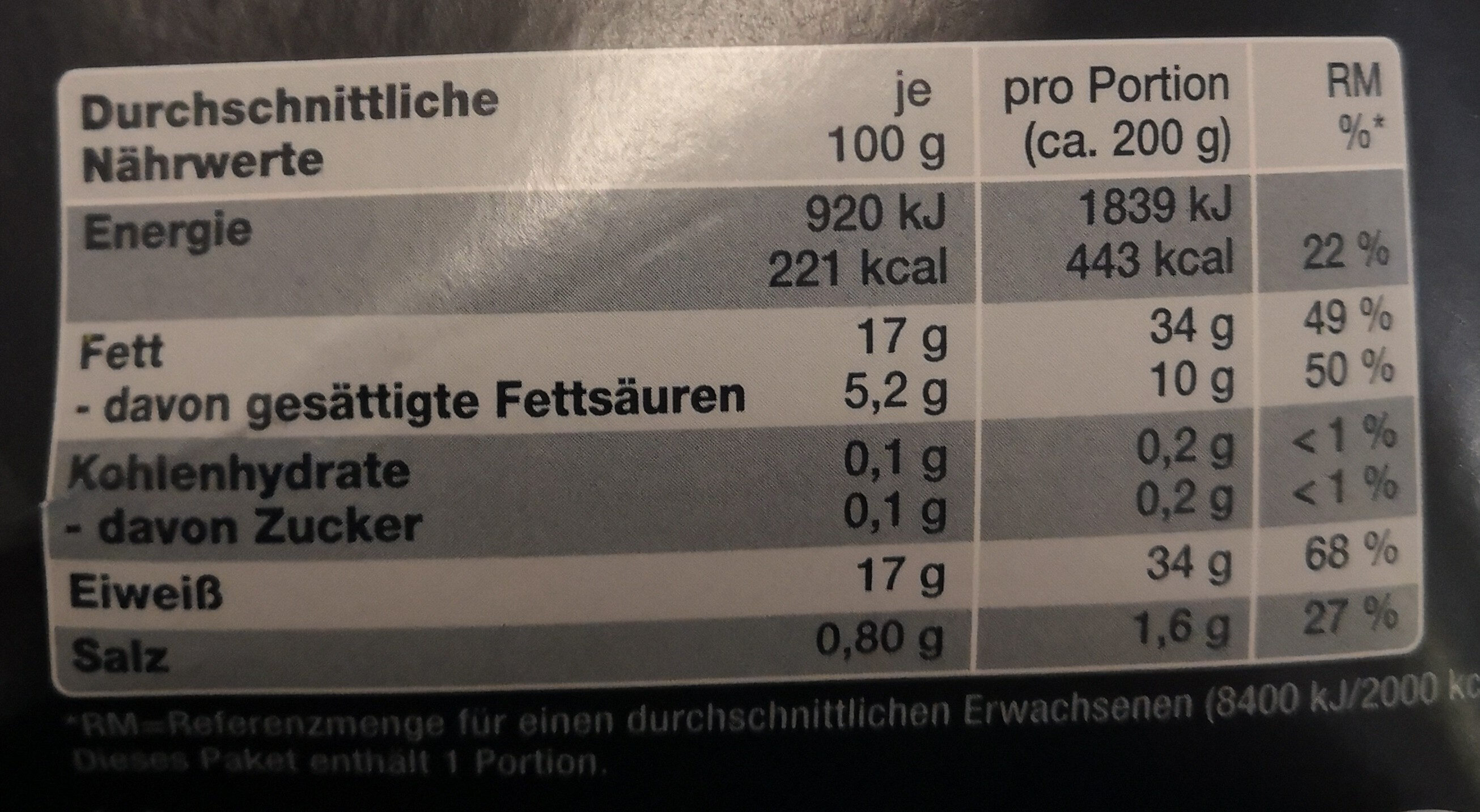 Premieur Deutsches Hüftsteak in Kräuterbuttermarinade, flüssig gewürzt - Nutrition facts - de