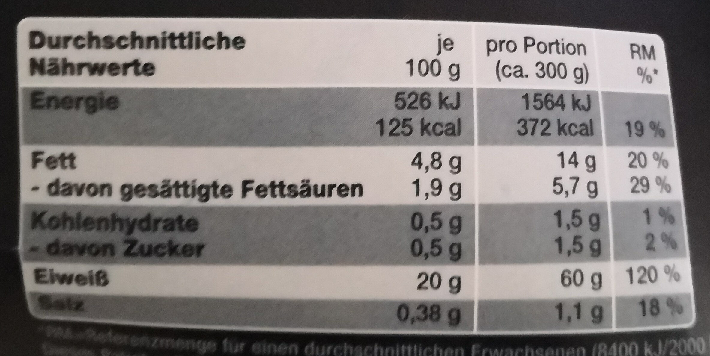 Premieur Deutsches Flanksteak flüssig gewürzt - Nutrition facts - de