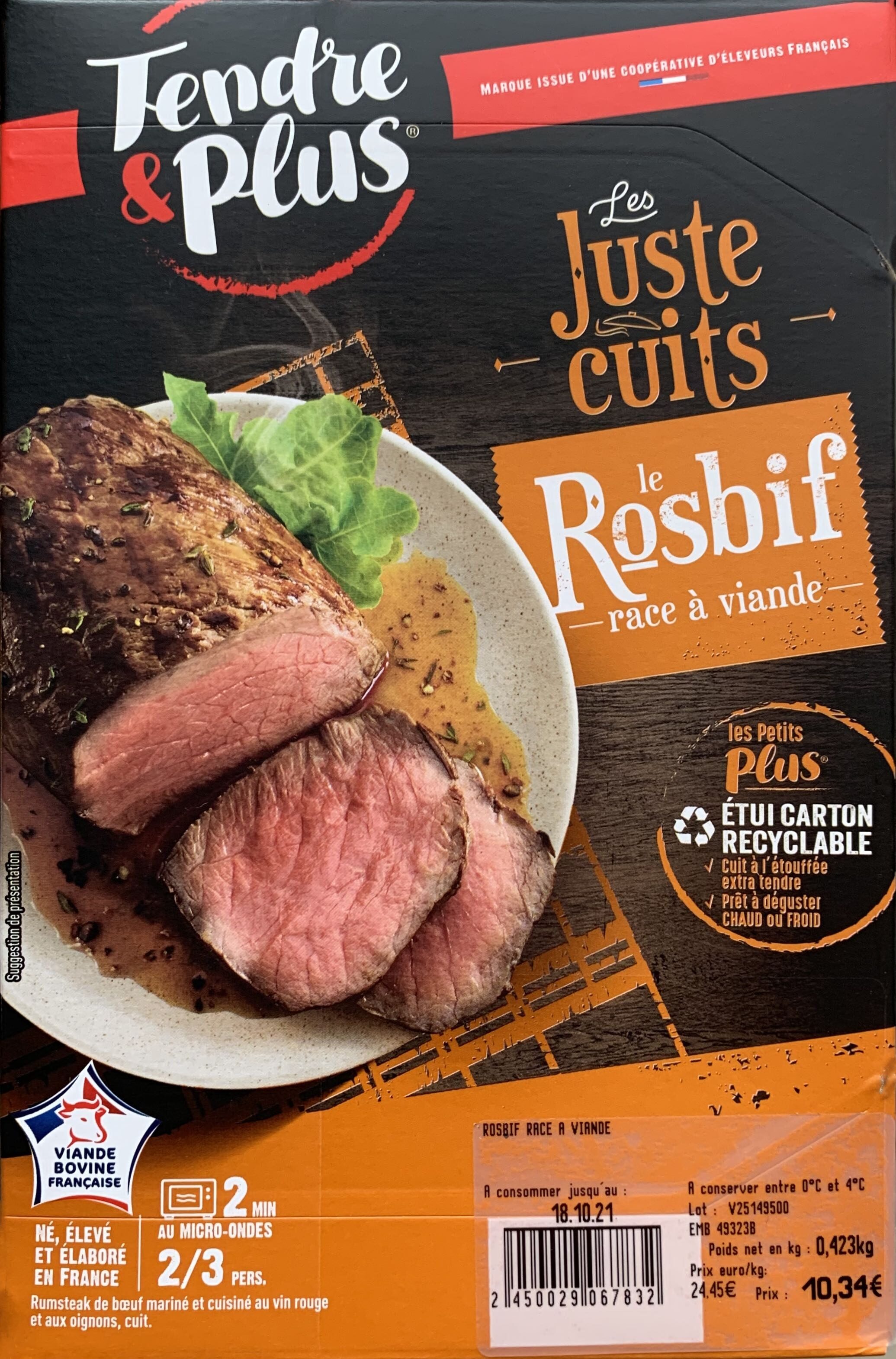 Le Rosbif - Les Juste Cuits - Product - fr