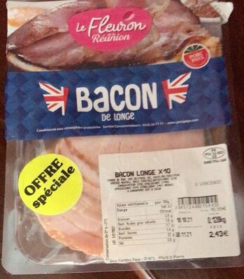 Bacon longe - Product - fr