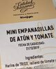 Mini empanadilla de atun y tomate - Product