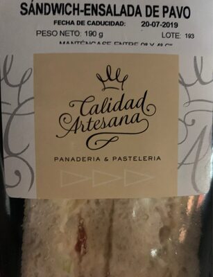 Sandwich pavo - Product - es