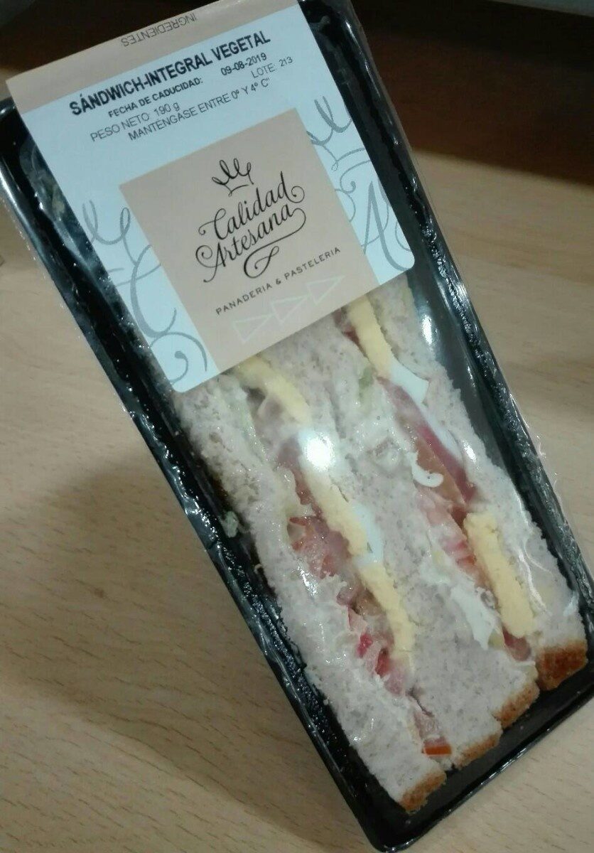 Sandwich integral vegetal - Product - es