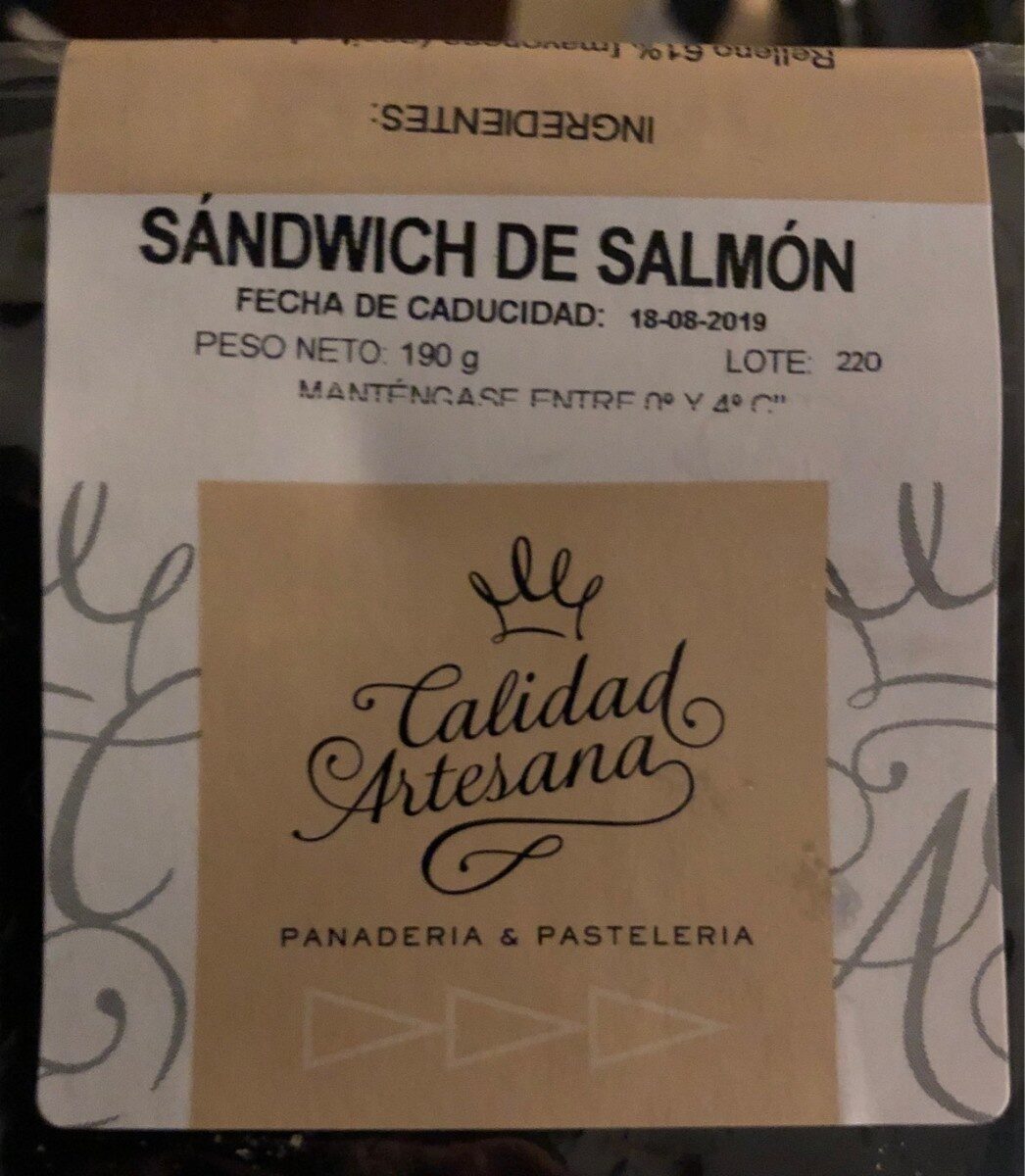 Sandwich de Salmón - Product - es