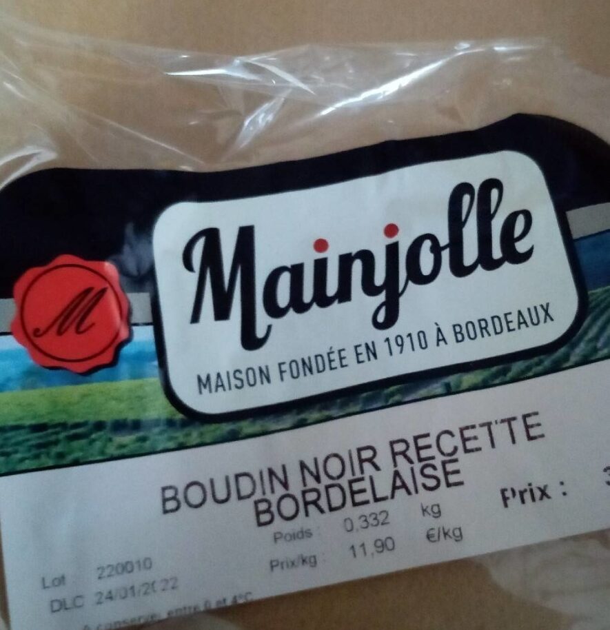 Boudin noir recette bordelaise - Product - fr