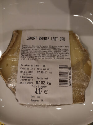 fromage brebis lait cru - نتاج - fr