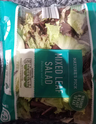 Calories in Nature's Pick Mixed Leaf Salad