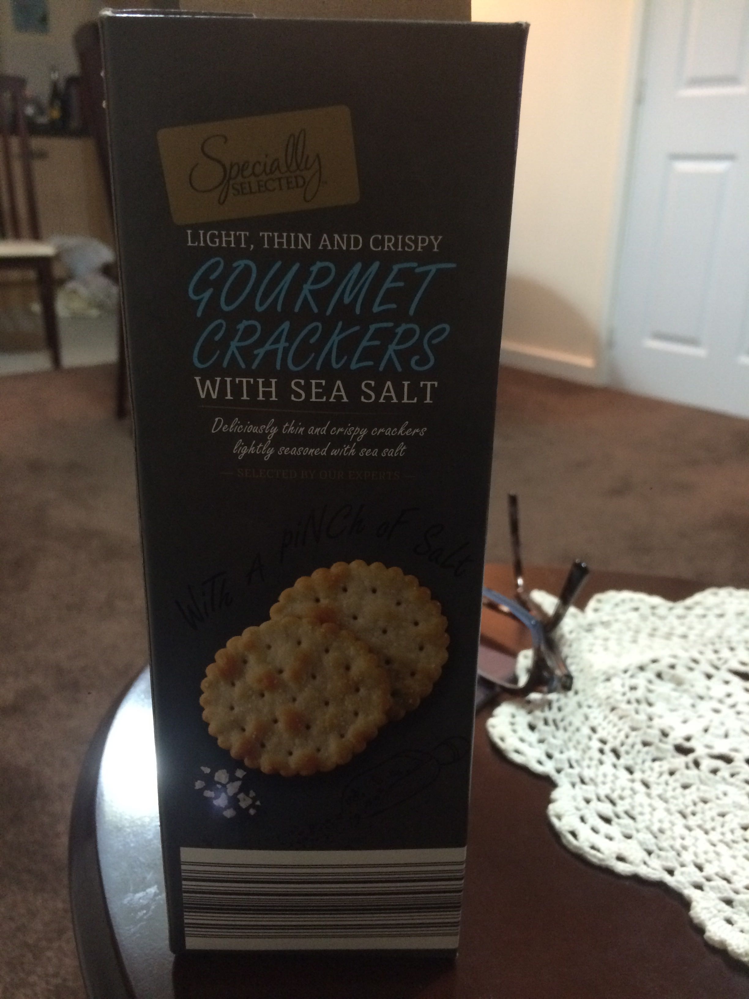 Gourmet crackers with sea salt - Product