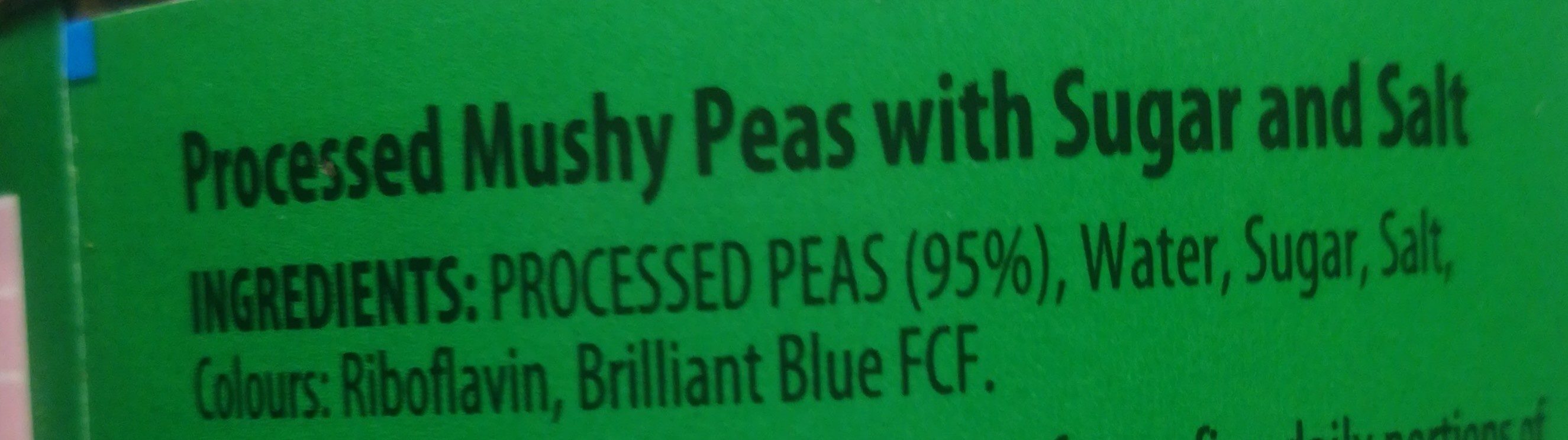 Mushy peas - Ingredients - fr