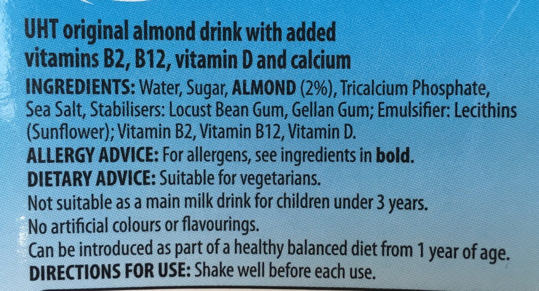 Almond - Ingredients