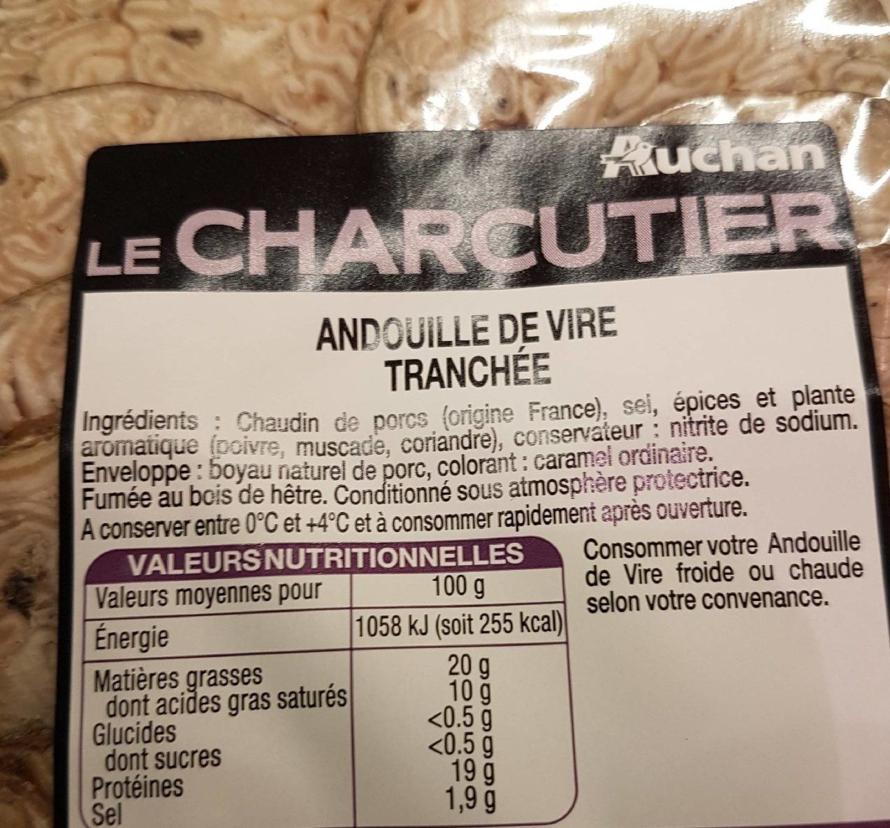 Andouille de Vire - Ingredients - fr