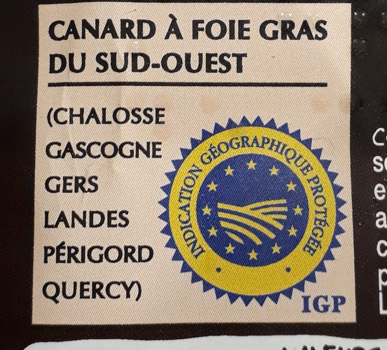 Magret de canard du sud-ouest cru - Ingredients - fr