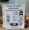 Mélange de fruits déshydratés aromatisés en cube - Product