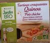 Tartines craquantes quinoa, pois chiche - Produit