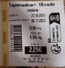 Tapenadine Olivade noire - Product