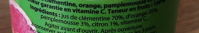 100% pur jus 4 agrumes - Ingredients - fr