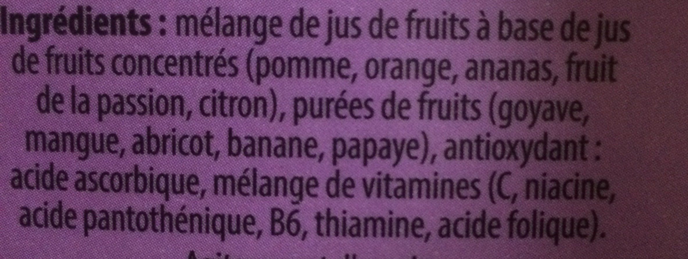 Jus multifruits - Ingrediënten - fr