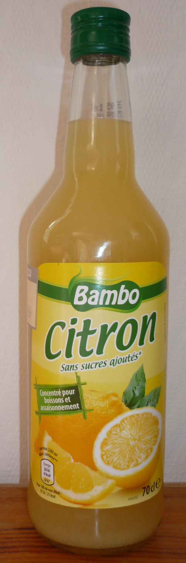 Bambo Citron - Produit