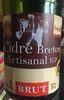 Cidre Breton Artisanal IGP - Produit