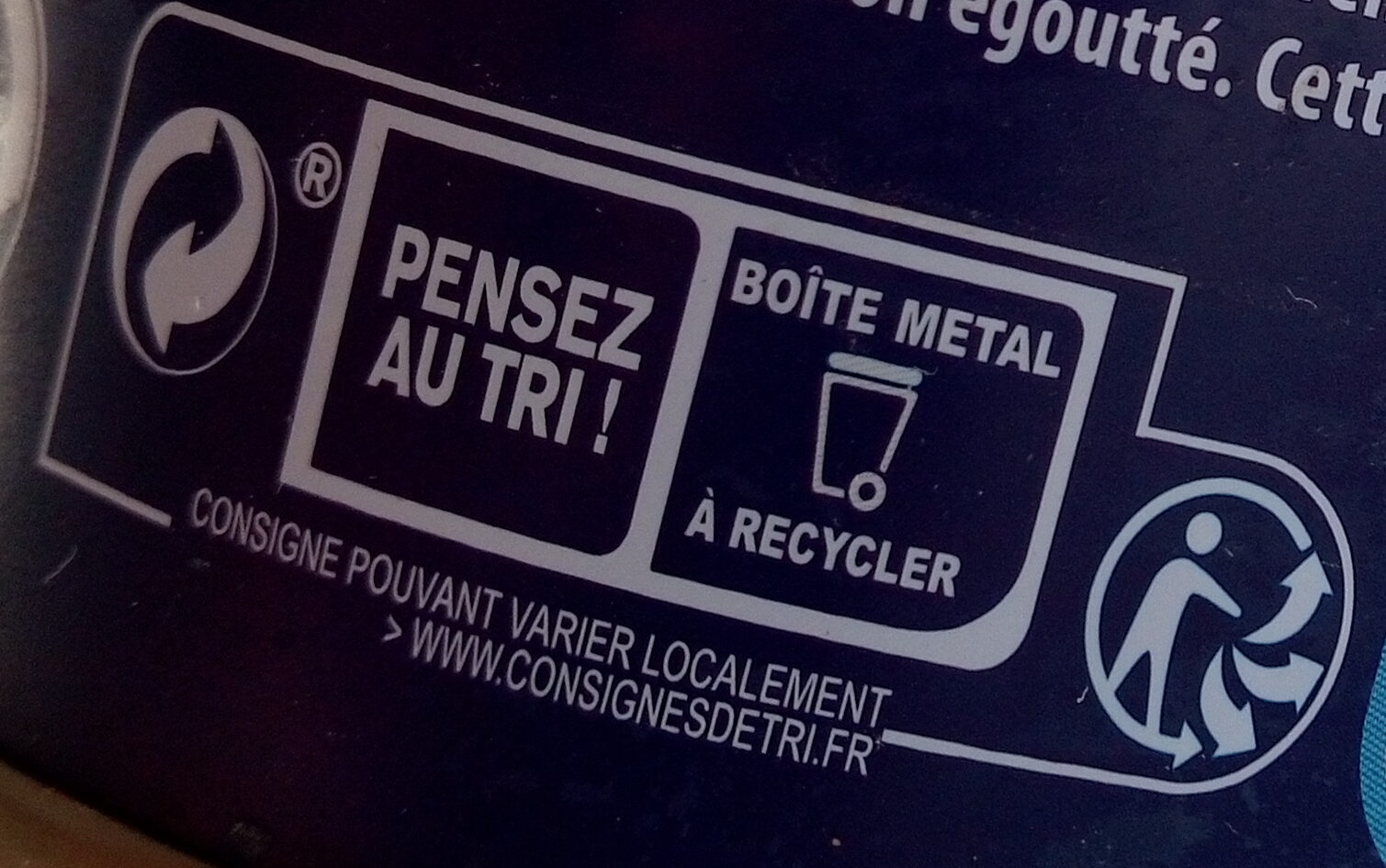 Thon albacore au naturel - Recycling instructions and/or packaging information - fr