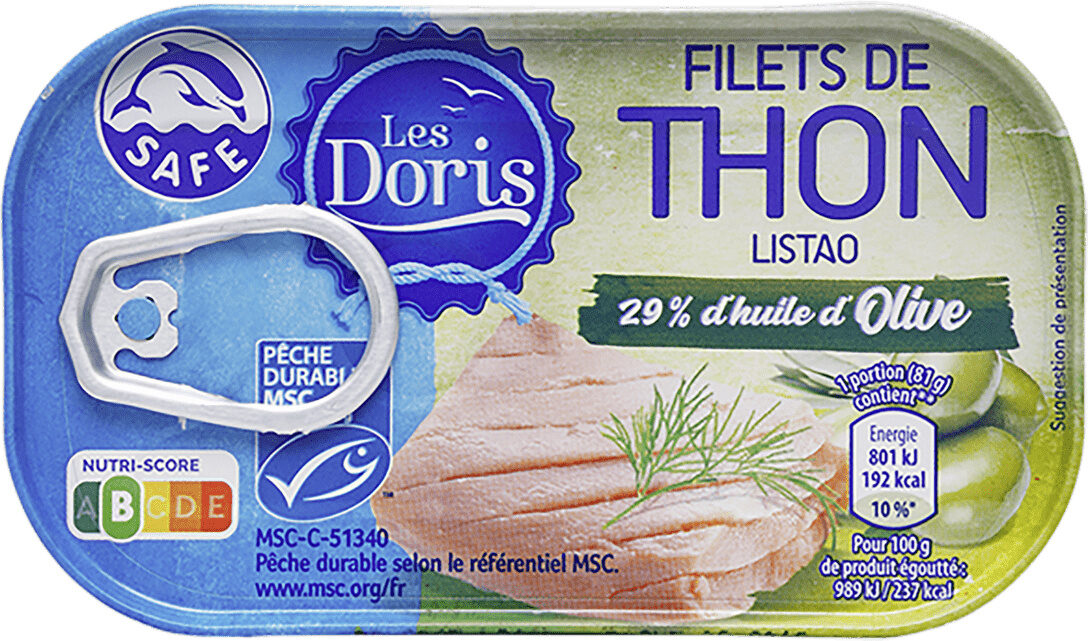 Filets de thon à l'huile d'olive - Product - fr