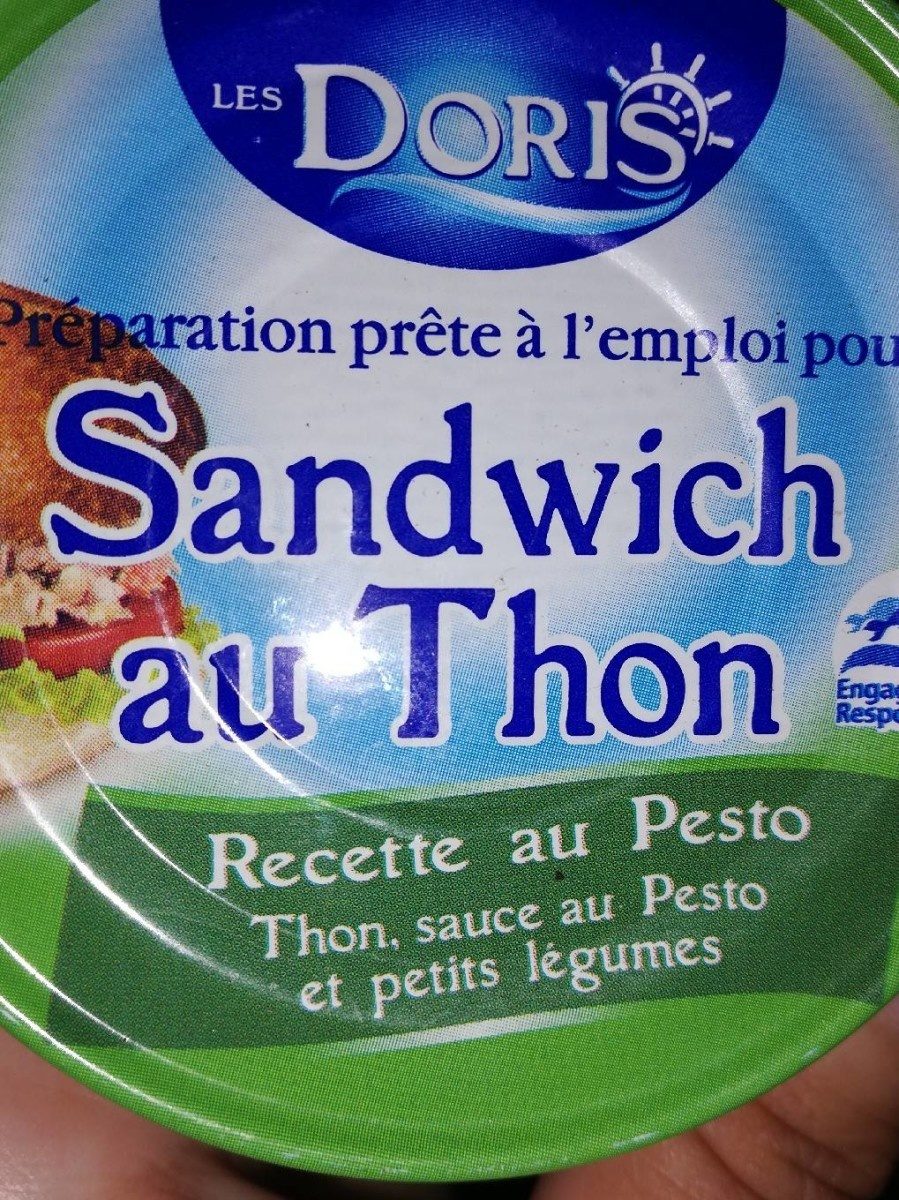 Préparation sandwich au thon cette pesto - Nutrition facts - fr