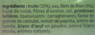 Rillettes de Truite - Ingredients - fr