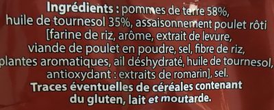 Chips saveur poulet rôti - Ingredients - fr