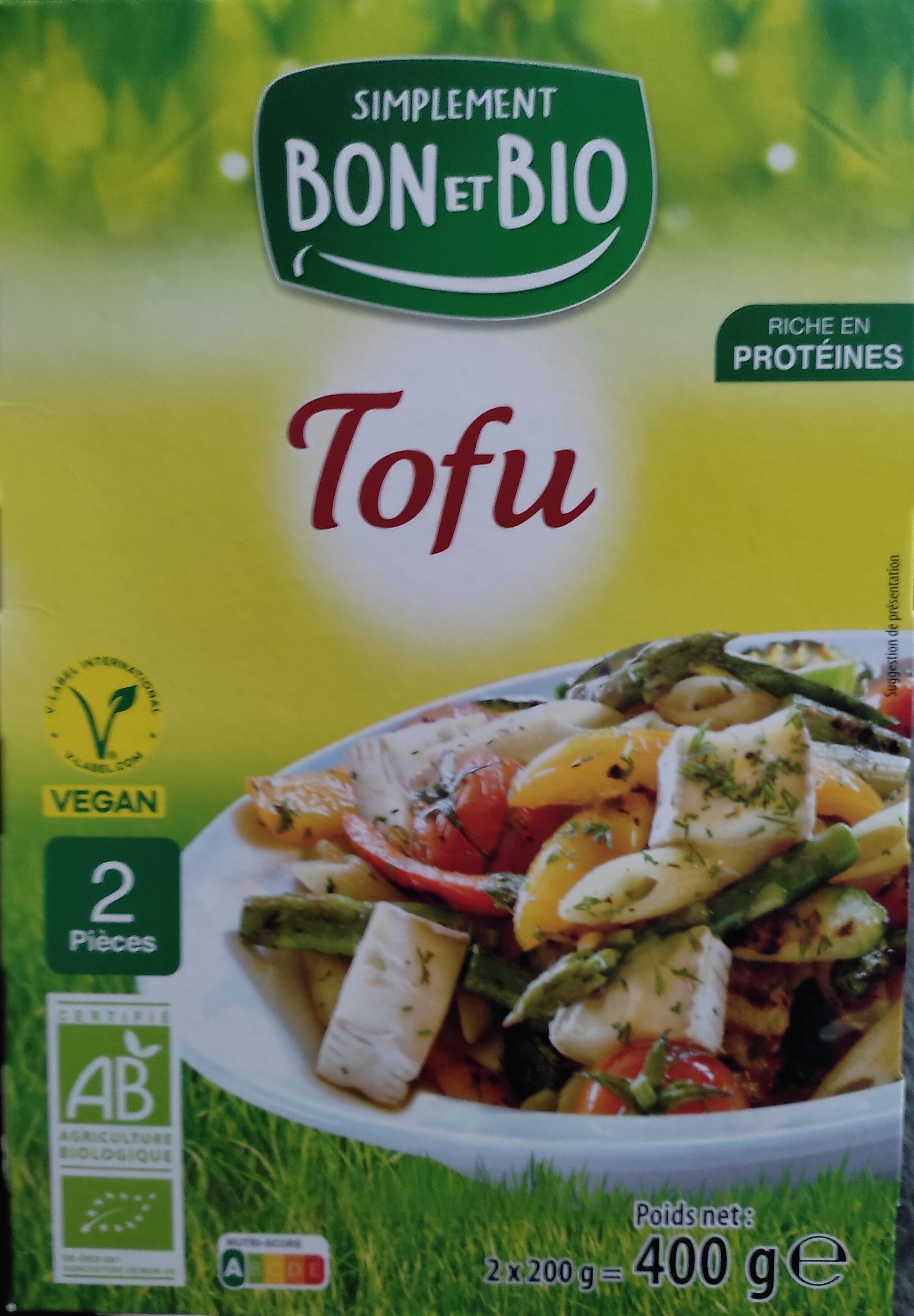 Tofu ferme végétal Biologique - Produit