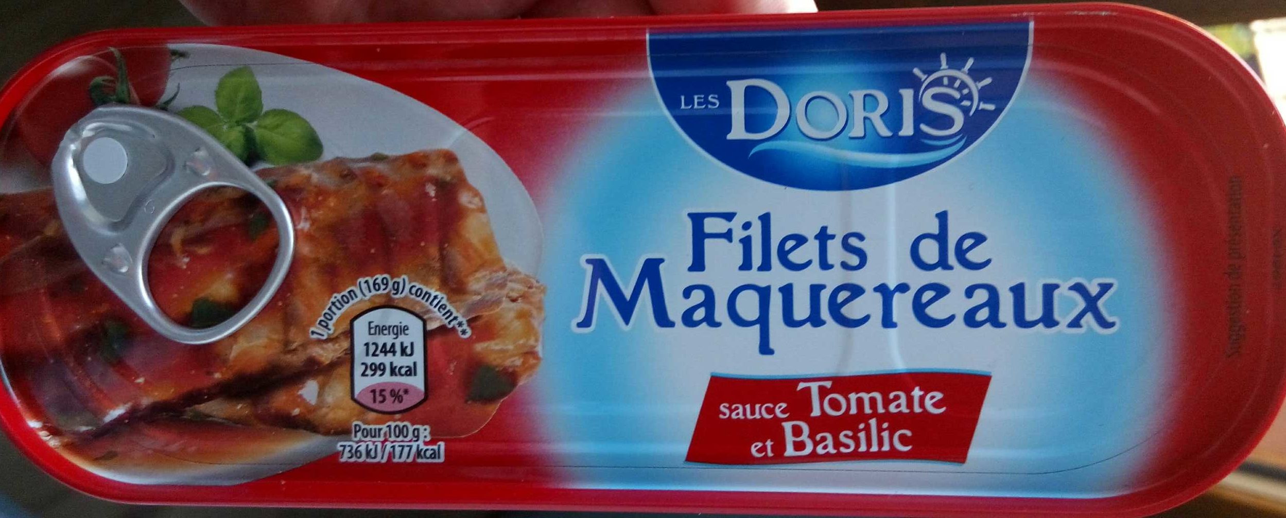 Filets de Maquereaux (à la sauce Tomate et au Basilic) - Product - fr