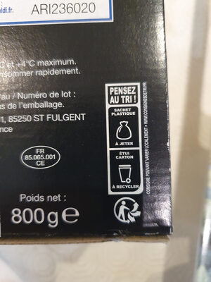 Rôti de dinde farce armagnac et morilles - Recycling instructions and/or packaging information - fr