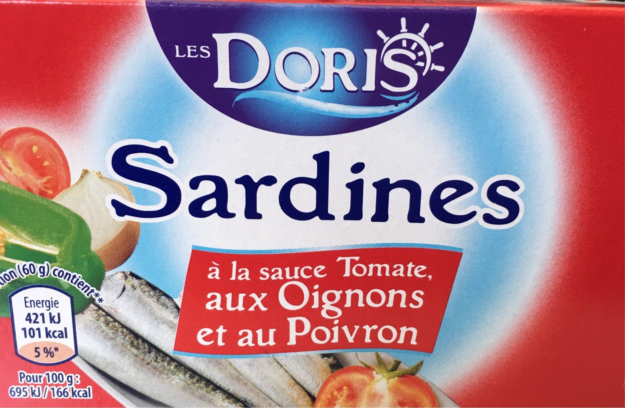 Sardines à la sauce tomate, oignons et poivrons - Product - fr