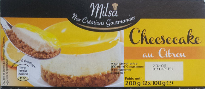 Cheesecake au citron - Producto - fr