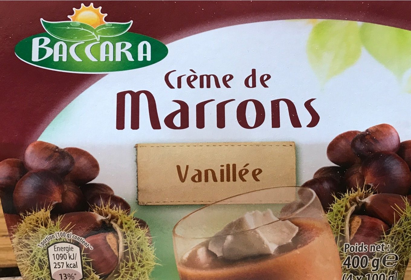 Crème de marrons vanillée - Product - fr
