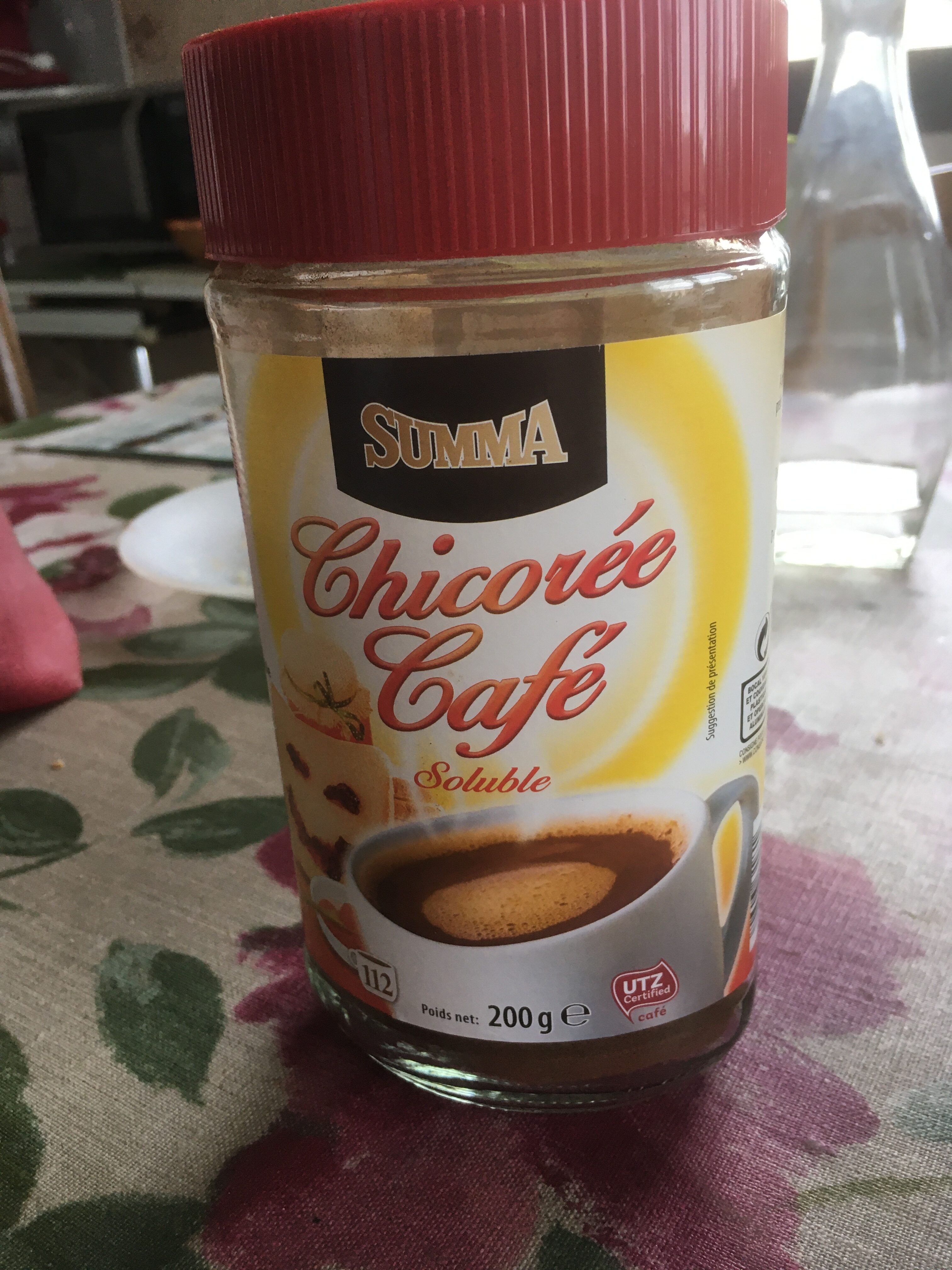 Chicorée café - حقائق غذائية - fr