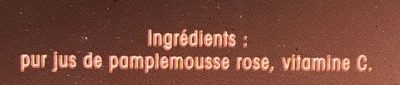 Pamplemousse rose - Ingredientes - fr