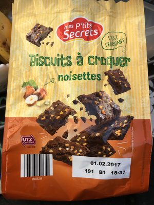 Biscuits à Croquer Noisettes - Produit