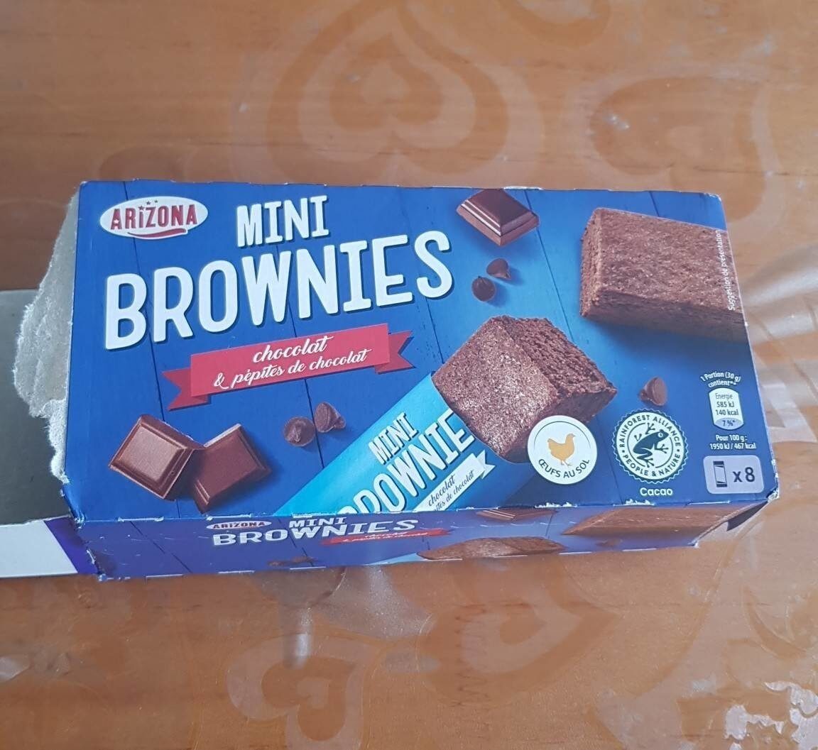mini Brownie aux pepites de chocolat - Produit