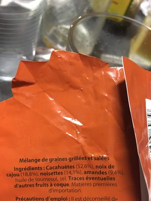 Cocktail grillé et salé - Ingrediënten - fr