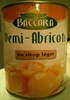 Demi-Abricots aux sirop léger - Product