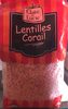 Lentilles corail - Produit