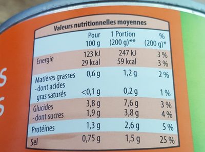 2 boîtes Légumes couscous - Ingredienser - fr