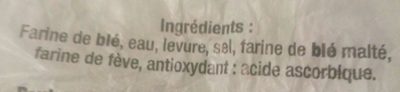 Baguette - Ingredients - fr