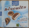 Mini biscuits nappés de chocolat au lait et fourrés au lait - Produit